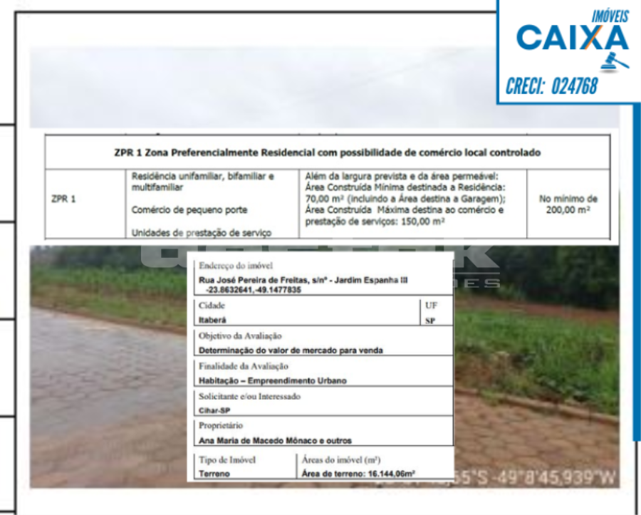 Terreno grande em Itaberá/SP Terreno grande em Itaberá/SP, localizado em Itaberá - SP